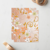 Carte De Correspondance Papier mural 8 (Devant/Arrière en situation)