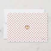 Carte De Correspondance Papier personnel Apple Cores (Dos)