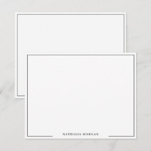 Carte De Correspondance Papier simple de base