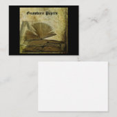 Carte De Correspondance Papiers à gnawbone marque de livre (Devant / Derrière)