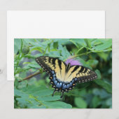 Carte De Correspondance Papillon (Devant / Derrière)