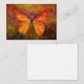 Carte De Correspondance Papillon élégant (Devant / Derrière)