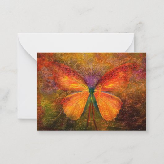 Carte De Correspondance Papillon fantaisie (Devant)