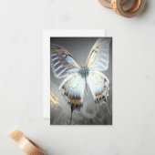 Carte De Correspondance Papillon magique (Devant/Arrière en situation)