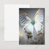 Carte De Correspondance Papillon magique (Devant / Derrière)