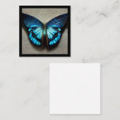 Carte De Correspondance Papillon morpho bleu (Devant / Derrière)