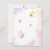 Carte De Correspondance Papillon Personnalisé (Dos)