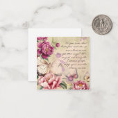 Carte De Correspondance Papillons (Devant/Arrière en situation)