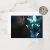 Carte De Correspondance Papillons de nuit (Devant/Arrière en situation)