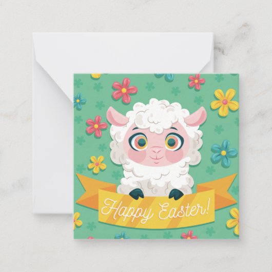 Carte De Correspondance Pâques mignonnes (Devant)