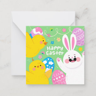Carte De Correspondance Pâques mignonnes