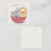 Carte De Correspondance Pâques mignonnes (Devant / Derrière)