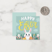 Carte De Correspondance Pâques mignonnes (Devant/Arrière en situation)