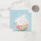 Carte De Correspondance Pâques mignonnes (Devant/Arrière en situation)