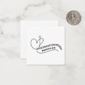 Carte De Correspondance Par grâce (Devant/Arrière en situation)