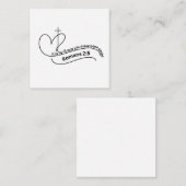 Carte De Correspondance Par grâce (Devant / Derrière)