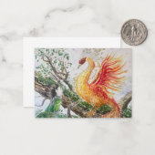 Carte De Correspondance Par la puissance du phénix (Devant/Arrière en situation)