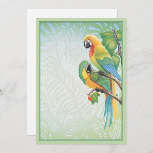 Carte De Correspondance Paradis © (Devant / Derrière)