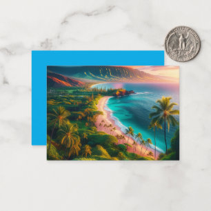 Carte De Correspondance Paradis tropical de l'île de Maui
