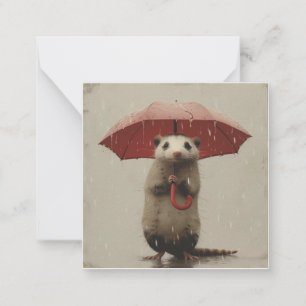 Carte De Correspondance Parapluies et dépliants : Découvrez les opossum