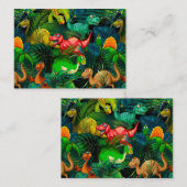 Carte De Correspondance Parc des dinosaures (Devant / Derrière)