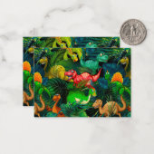 Carte De Correspondance Parc Dinosaur (Devant/Arrière en situation)