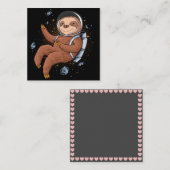 Carte De Correspondance Paresseux Mignon (Devant / Derrière)