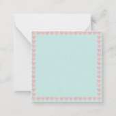 Carte De Correspondance Paresseux Mignons (Dos)