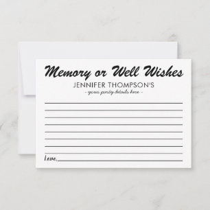 Carte De Correspondance Partager une mémoire ou un bien-être simple