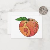 Carte De Correspondance Parties scintillant (Devant/Arrière en situation)