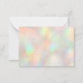 Carte De Correspondance Parties scintillant moderne élégante frontière hol (Dos)