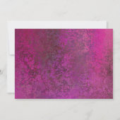 Carte De Correspondance Parties scintillant rose Girly Lipstick Kiss Perso (Dos)