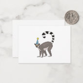 Carte De Correspondance Party Lemur (Devant/Arrière en situation)