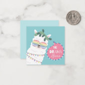 Carte De Correspondance Pas de lama dramatique (Devant/Arrière en situation)