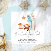 Carte De Correspondance Pas De Lit Nativité Noël