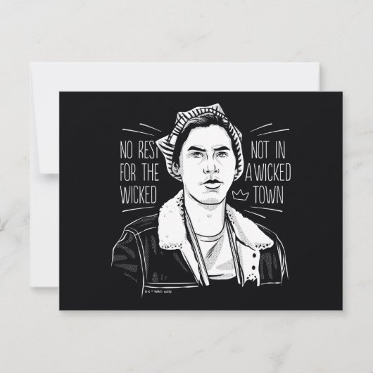 Carte De Correspondance Pas De Repos Pour Les Méchants (Devant)