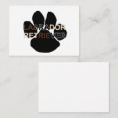 Carte De Correspondance Passe de nom LR (Devant / Derrière)