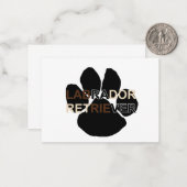 Carte De Correspondance Passe de nom LR (Devant/Arrière en situation)