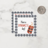 Carte De Correspondance Passez une journée explosive ! (Devant/Arrière en situation)