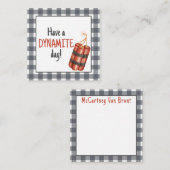 Carte De Correspondance Passez une journée explosive ! (Devant / Derrière)