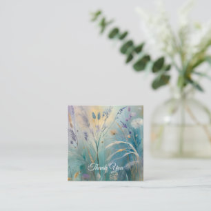 Carte De Correspondance Pastel Abstrait Whispers of Nature *Personnalisez*