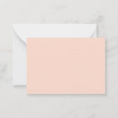 Carte De Correspondance Pastel simple et moderne (Dos)