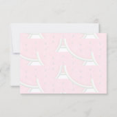 Carte De Correspondance Pastèque Cœurs Roses Monogramme Vierge (Dos)