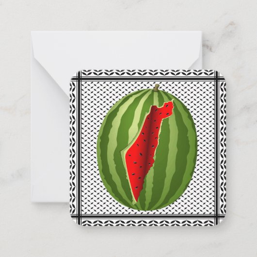 Carte De Correspondance Pastèque Palestine - Slice (Devant)