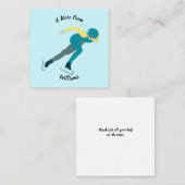 Carte De Correspondance Patinage de vitesse (Devant / Derrière)