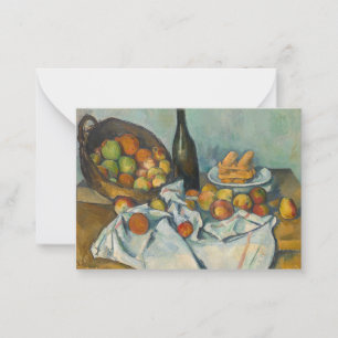 Carte De Correspondance Paul Cezanne - Le Panier de Pommes