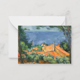 Carte De Correspondance Paul Cezanne - L'Estaque aux toits rouges