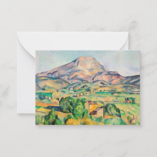 Carte De Correspondance Paul Cezanne - Mont Sainte-Victoire (Devant)