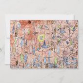 Carte De Correspondance Paul Klee - Feuillage clairsemé (Devant)