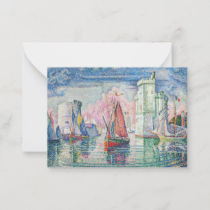 Carte De Correspondance Paul Signac - Entrée du port de La Rochelle